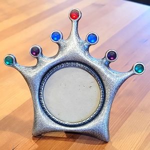 Vintage Crown picture frame king queen mardi gras Ashleigh Manor